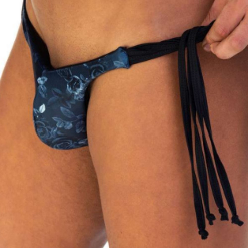 GIGO ROSE BLACK SWIM BRIEF - Picture 4 of 9